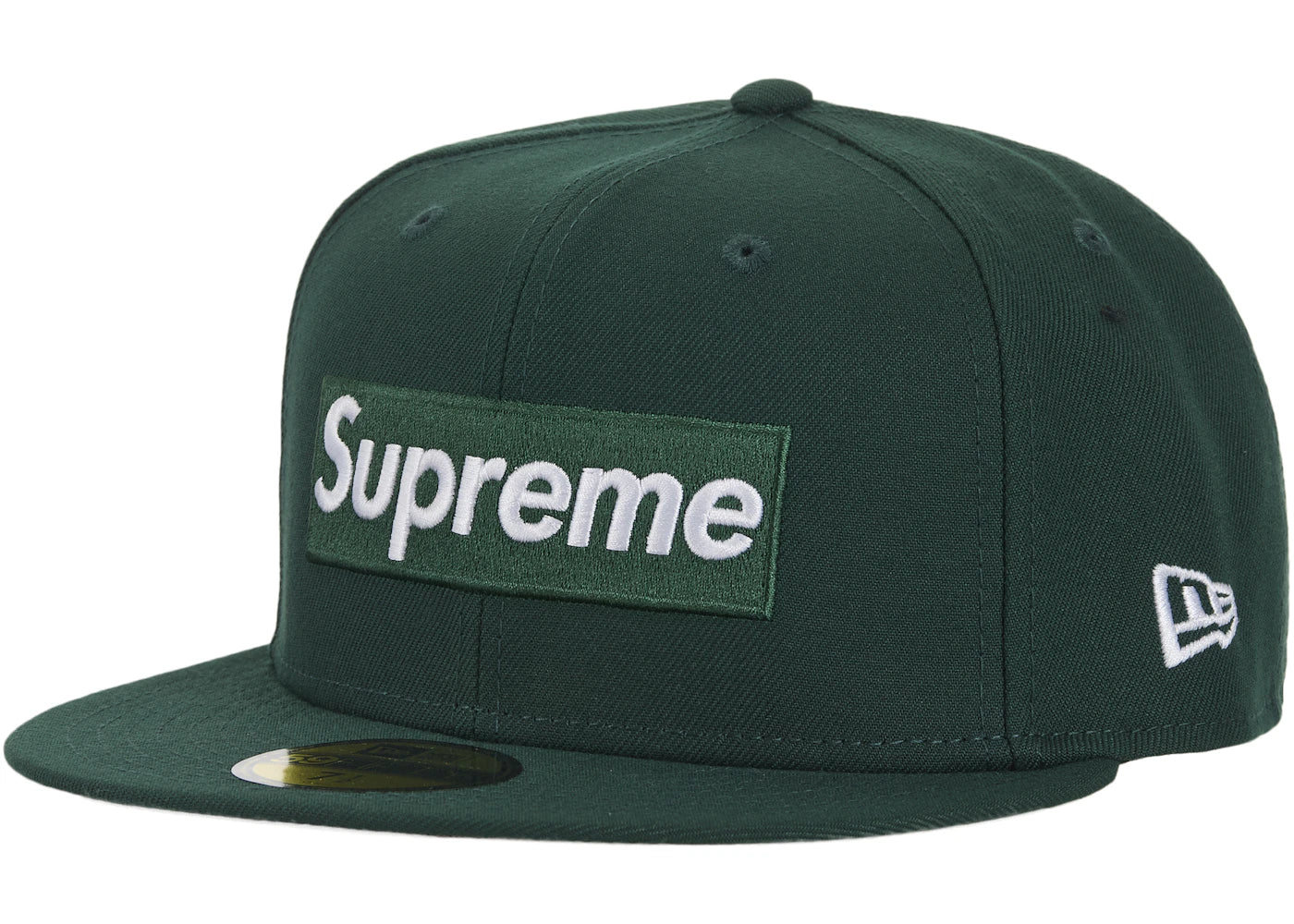 Supreme MLB Teams Box Logo New Era 59Fifty Cap Green