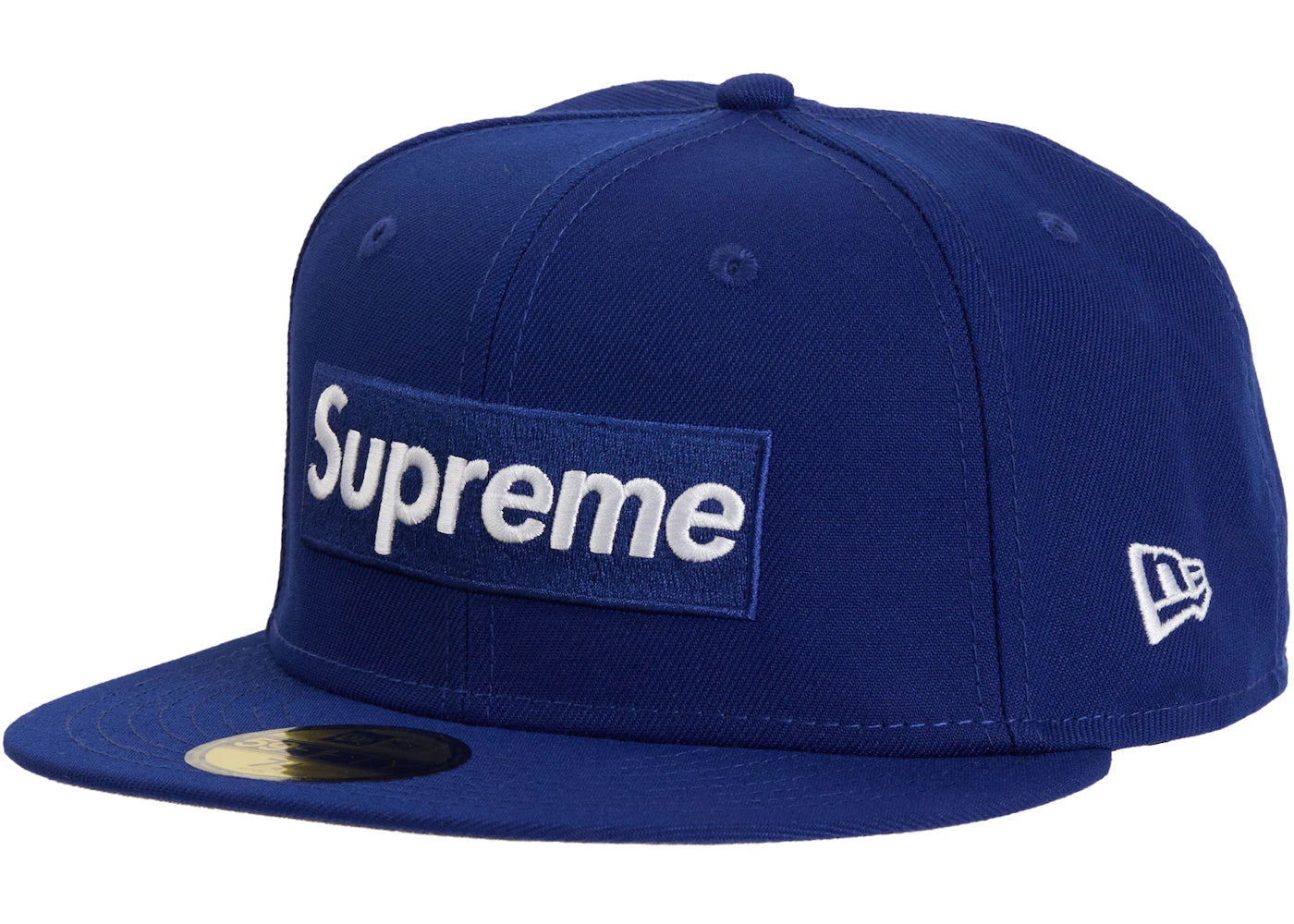 Supreme MLB Teams Los Angeles Box Logo New Era 59Fifty Fitted Cap Dark Royal