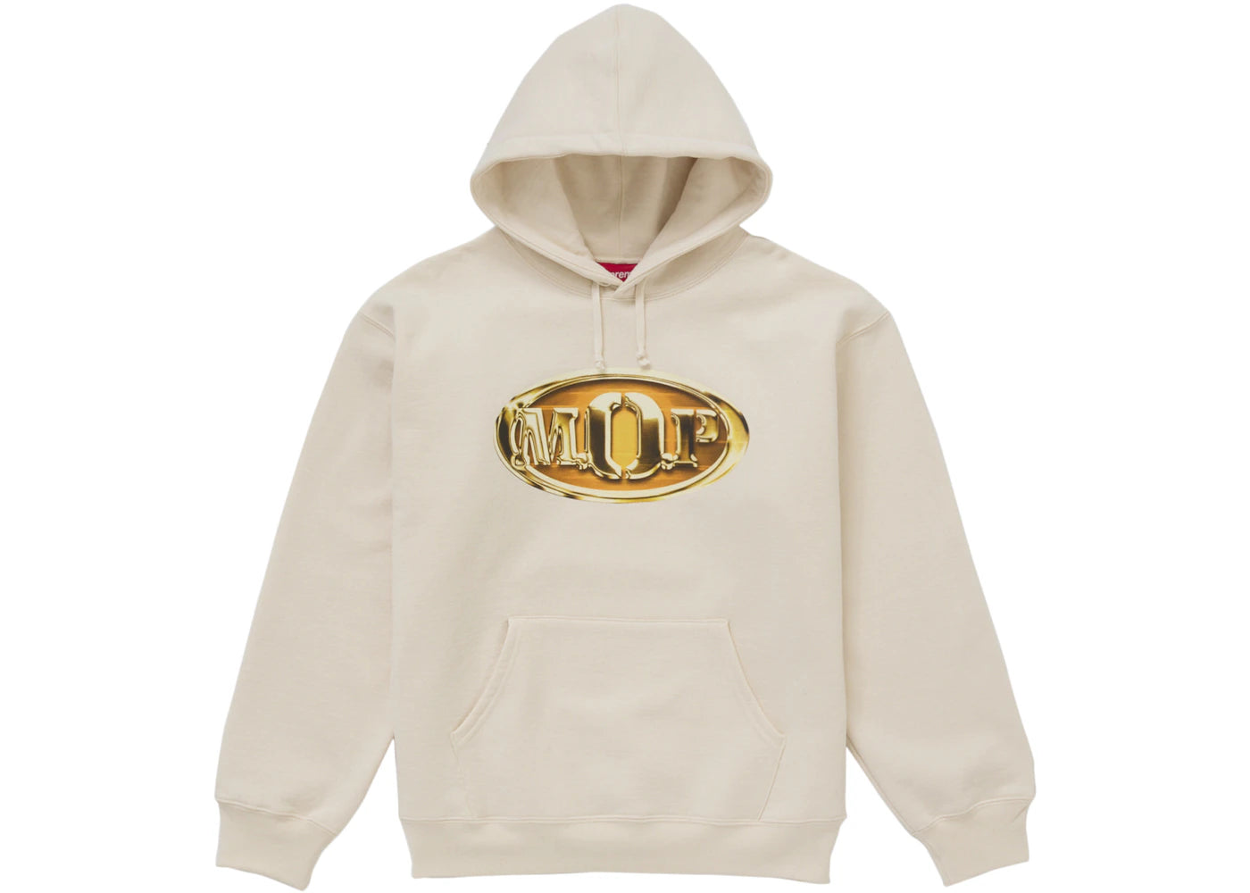 Supreme M.O.P. Hooded Sweatshirt Natural