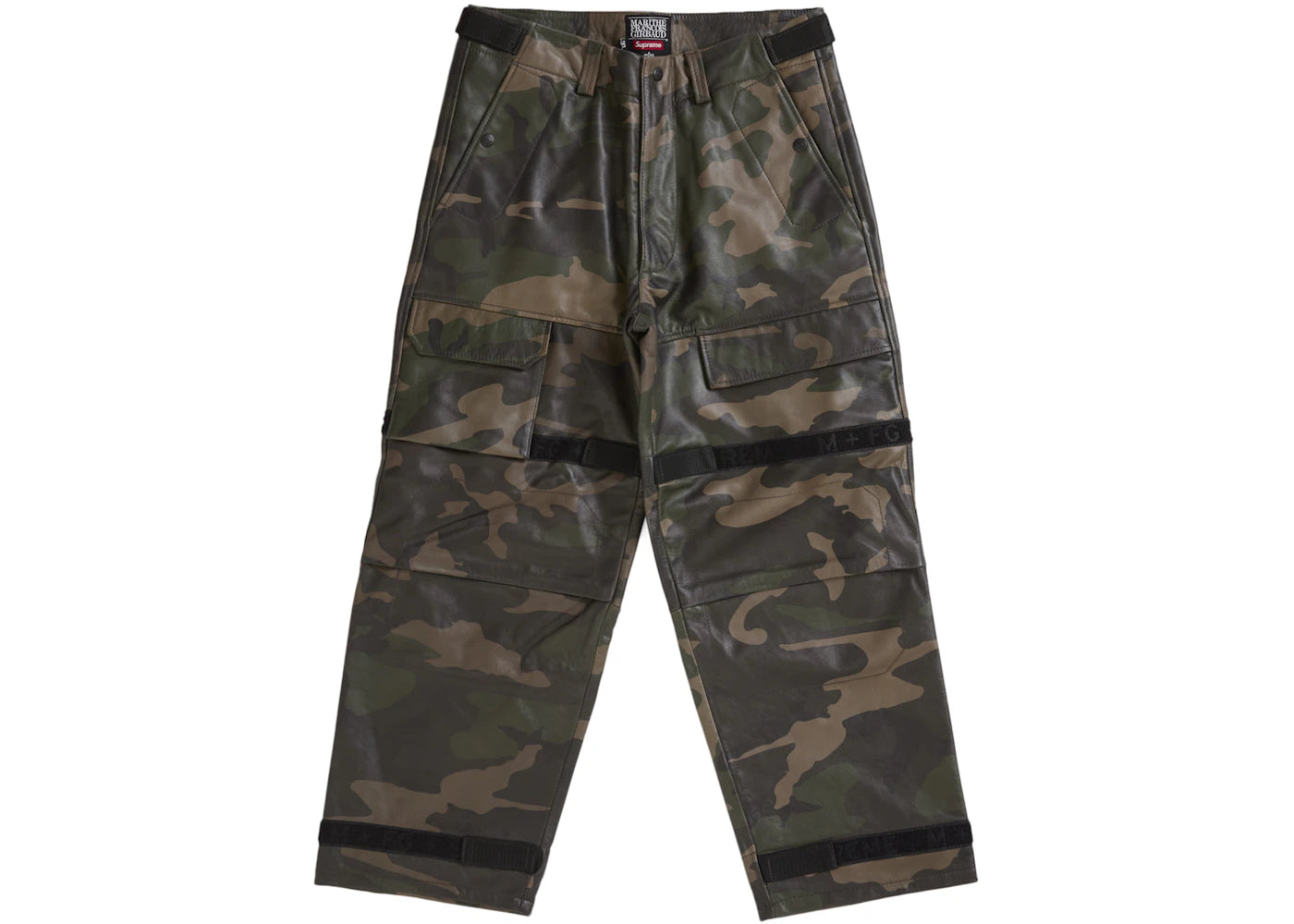 Supreme Marithé + François Girbaud Shuttle Tape Leather Cargo Pant Camo