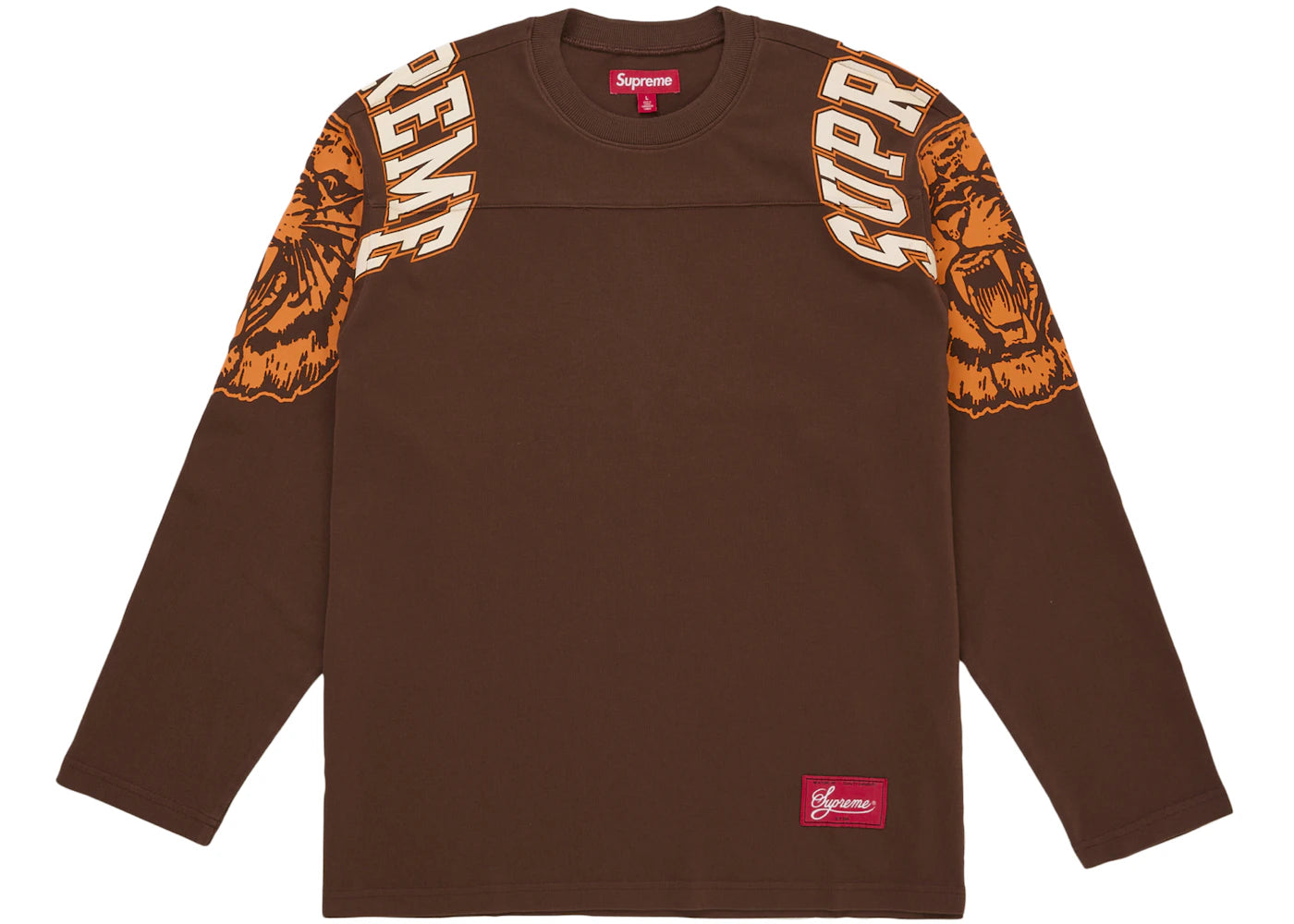 Supreme Mascot L/S Football Top Brown