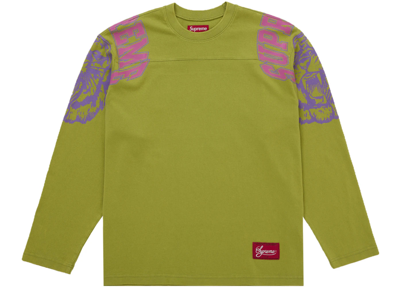 Supreme Mascot L/S Football Top Dark Yellow