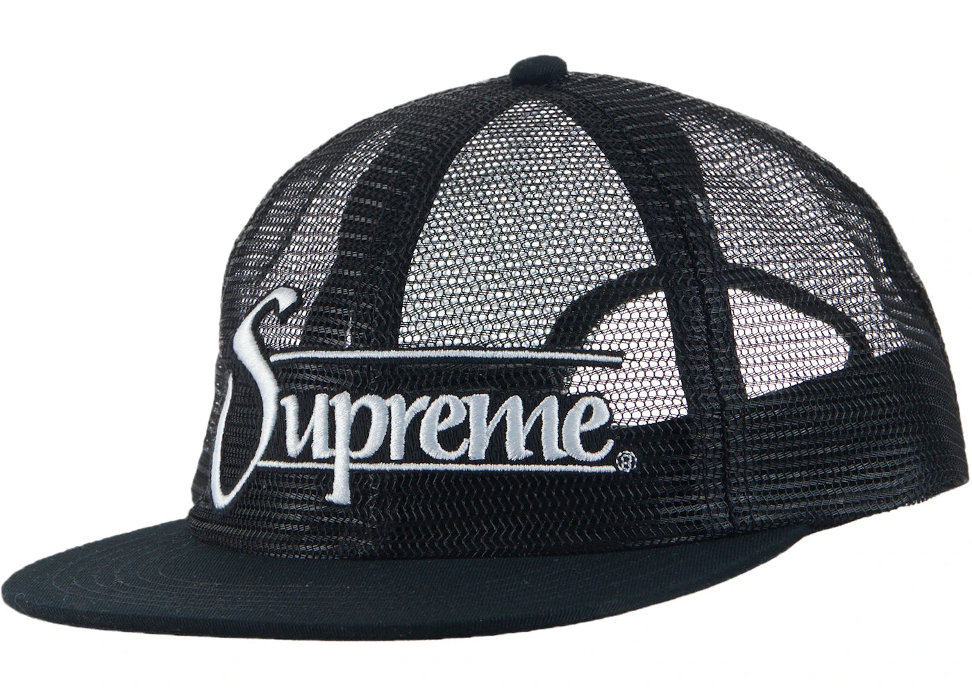 Supreme Mesh 6-Panel Black