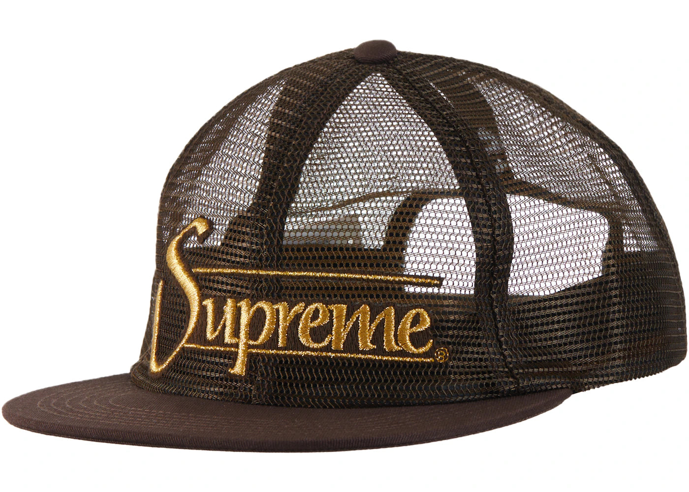 Supreme Mesh 6-Panel Brown