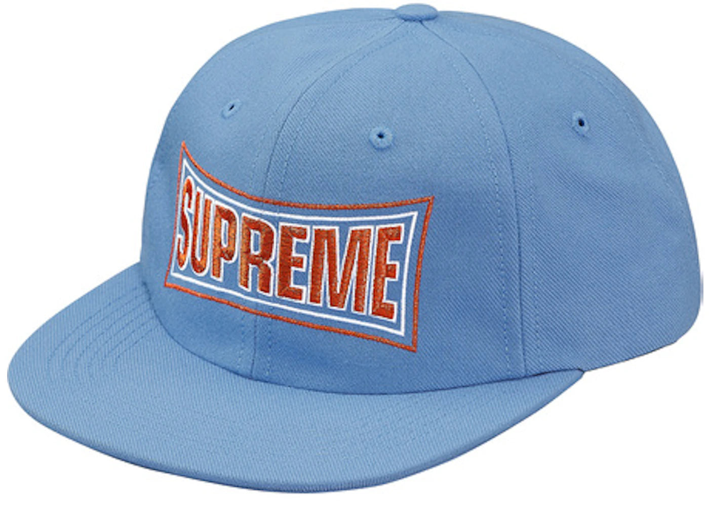 Supreme Metallic Arc 6-Panel Light Blue
