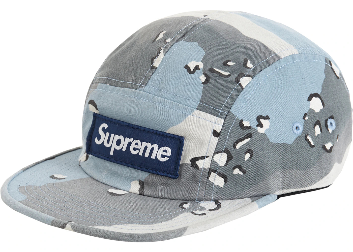Supreme Military Camp Cap (SS20) Blue Chocolate Chip Camo