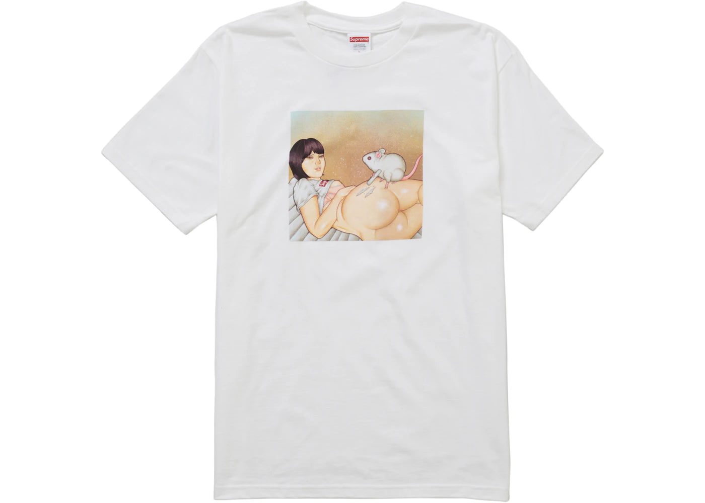 Supreme Mouse Tee (SS25) White