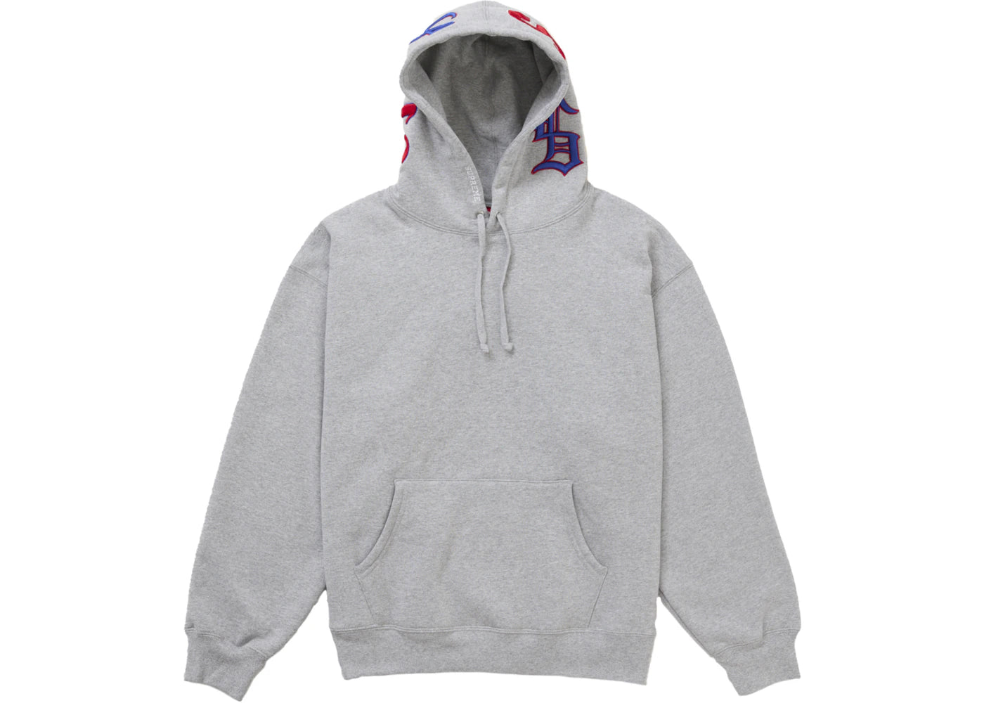 Supreme Multi S Logo Hooded Sweatshirt Heather Grey