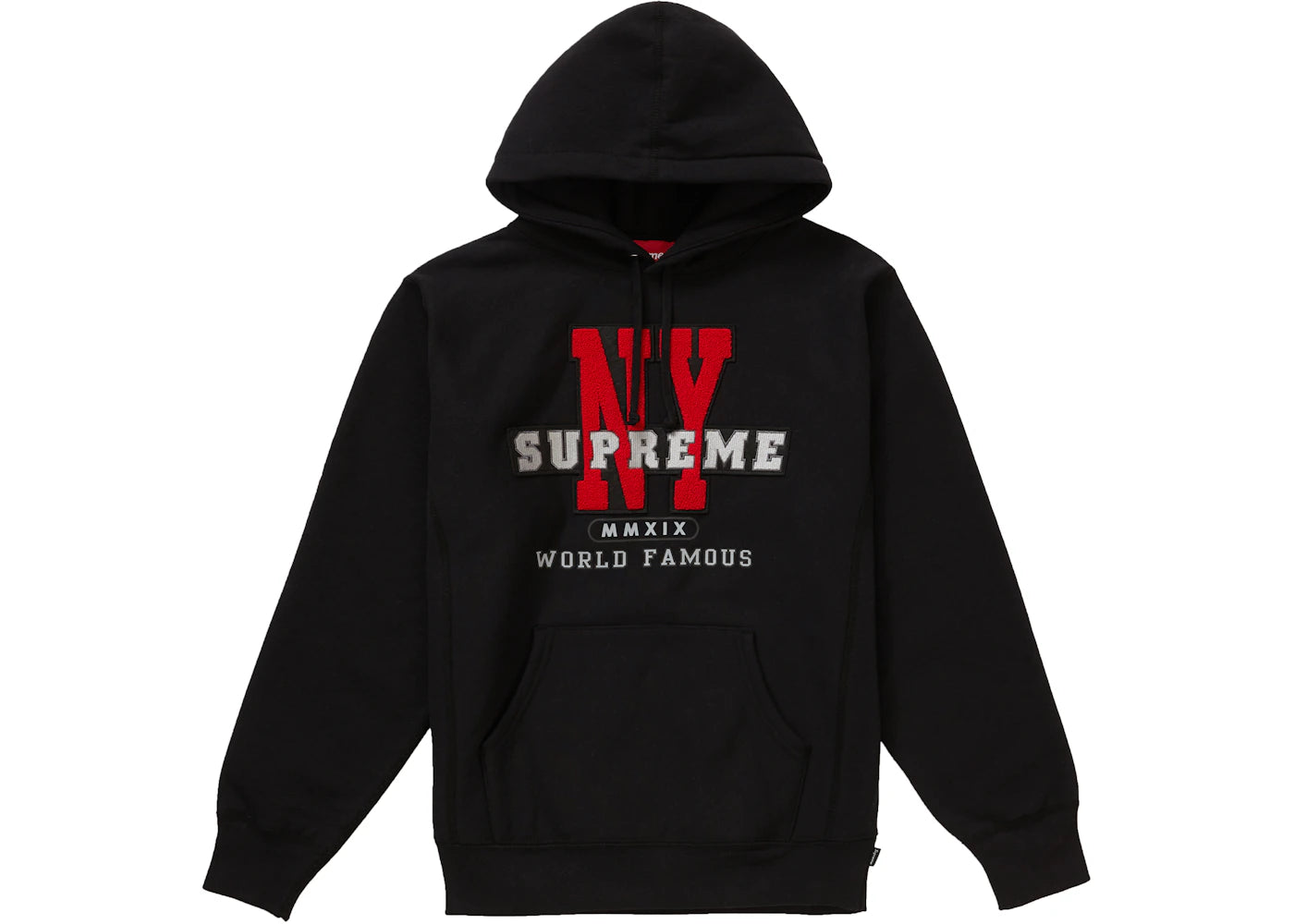 Supreme NY Hooded Sweatshirt Black
