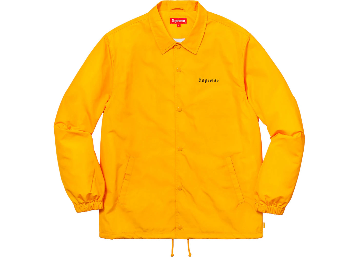 Supreme Nan Goldin Misty and Jimmy Paulette Coaches Jacket Gold