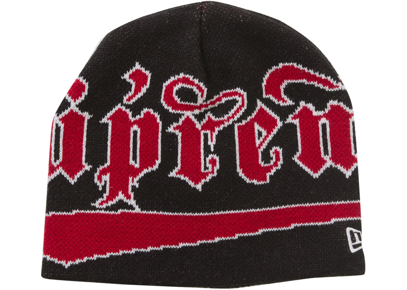 Supreme New Era Accent Beanie Black