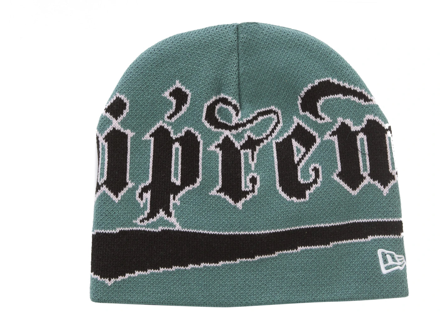 New Era Accent Beanie Green