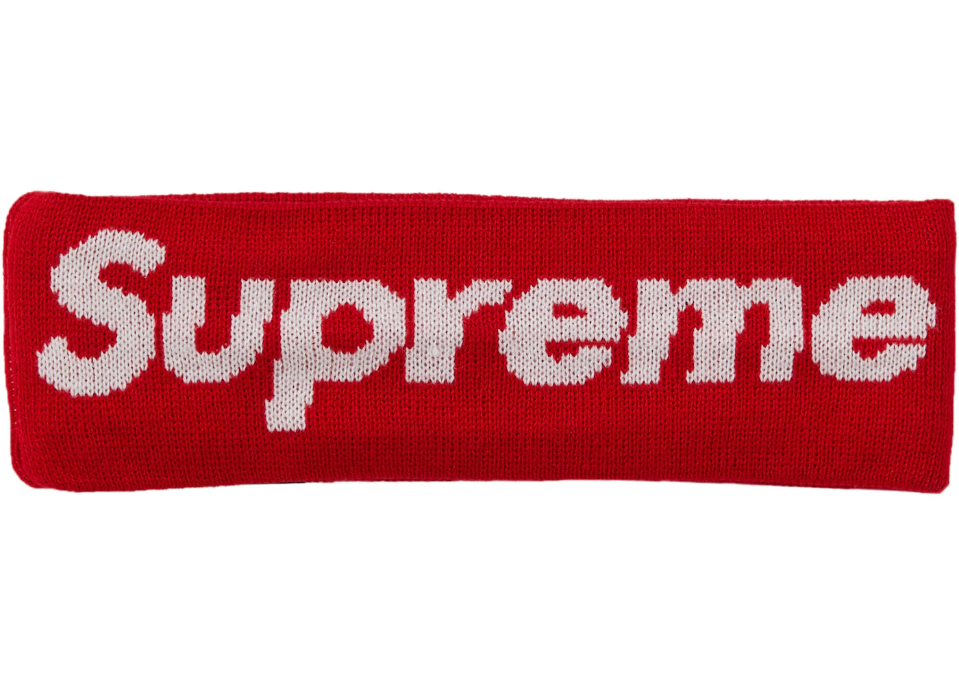 Supreme New Era Big Logo Headband (FW18) Red
