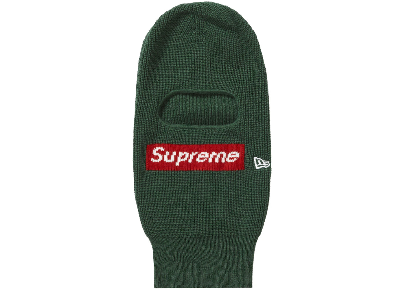 Supreme New Era Box Logo Balaclava Green
