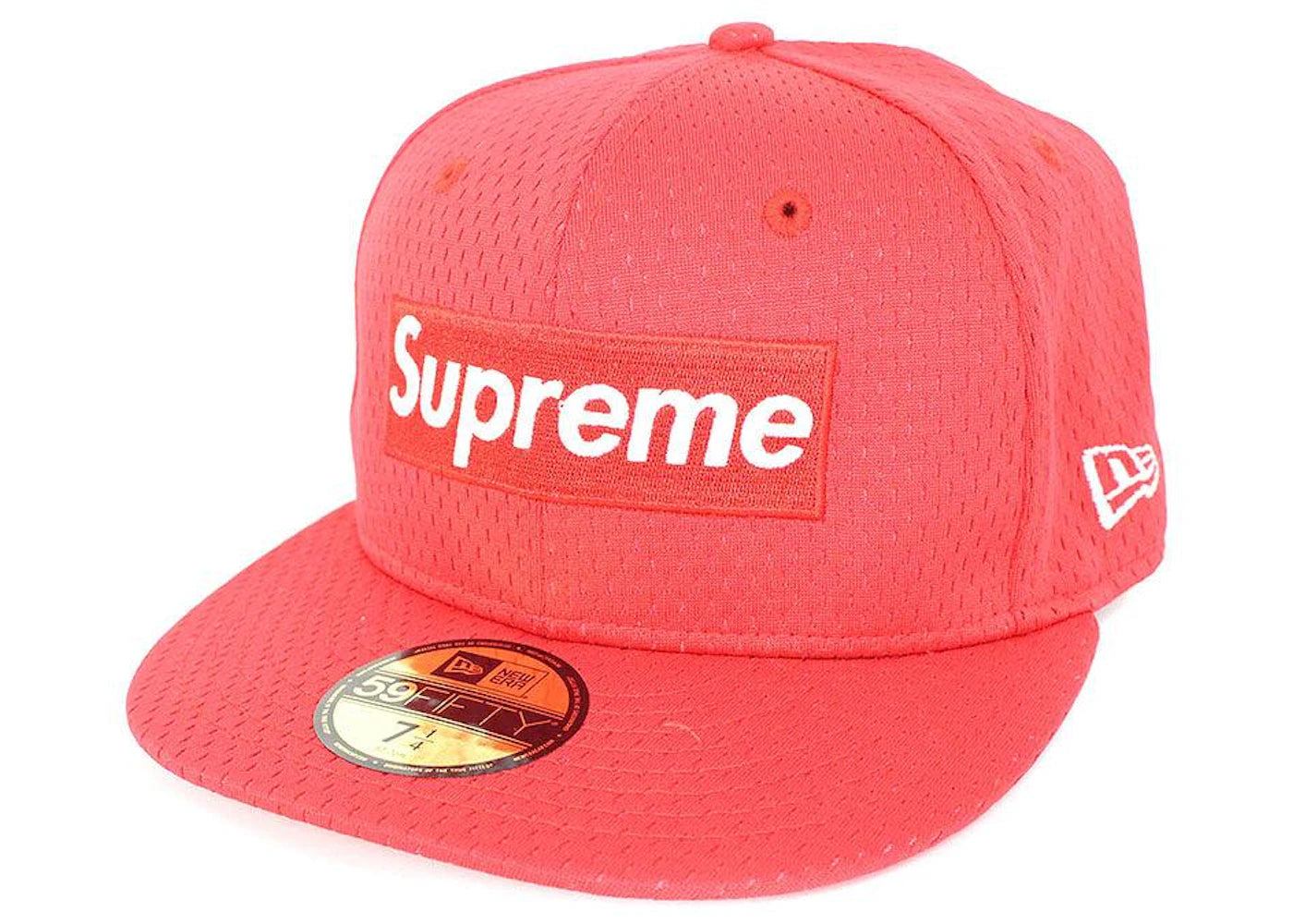 Supreme New Era Mesh Box Logo Cap Red