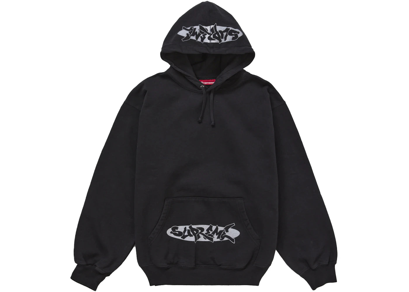 Supreme New World Order Hooded Sweatshirt Black
