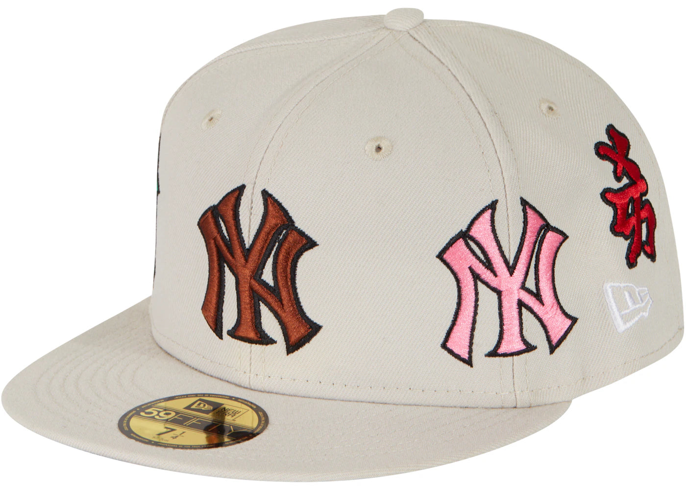 Supreme New York Yankees Kanji New Era Fitted Hat Tan