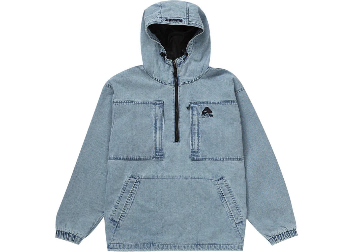 Supreme Nike ACG Denim Pullover Washed Blue