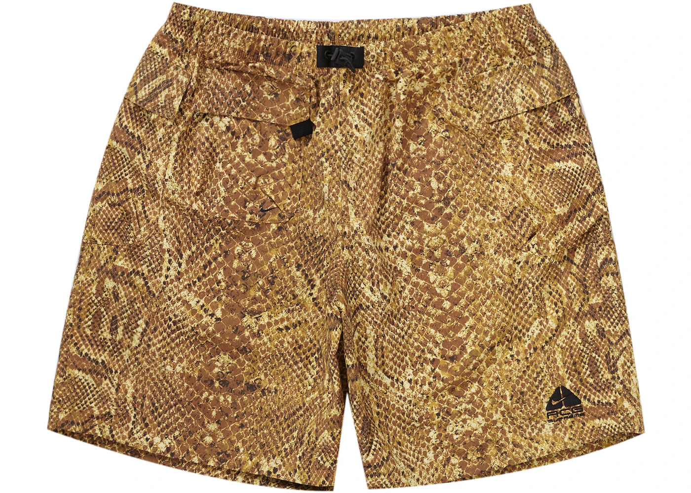 Supreme Nike ACG Nylon Trail Short Gold Snakeskin