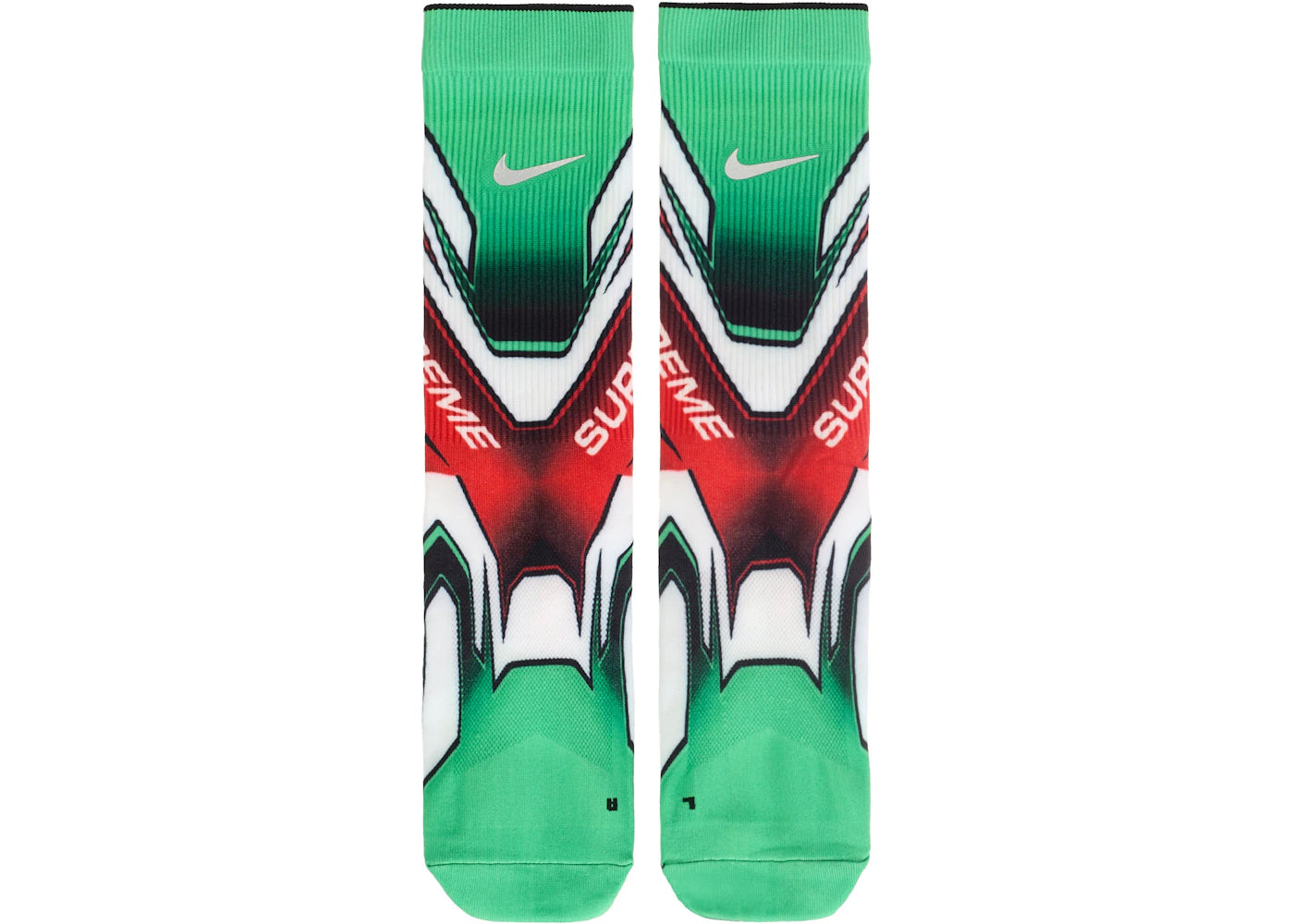 Supreme Nike Spark Crew Sock Green Multi
