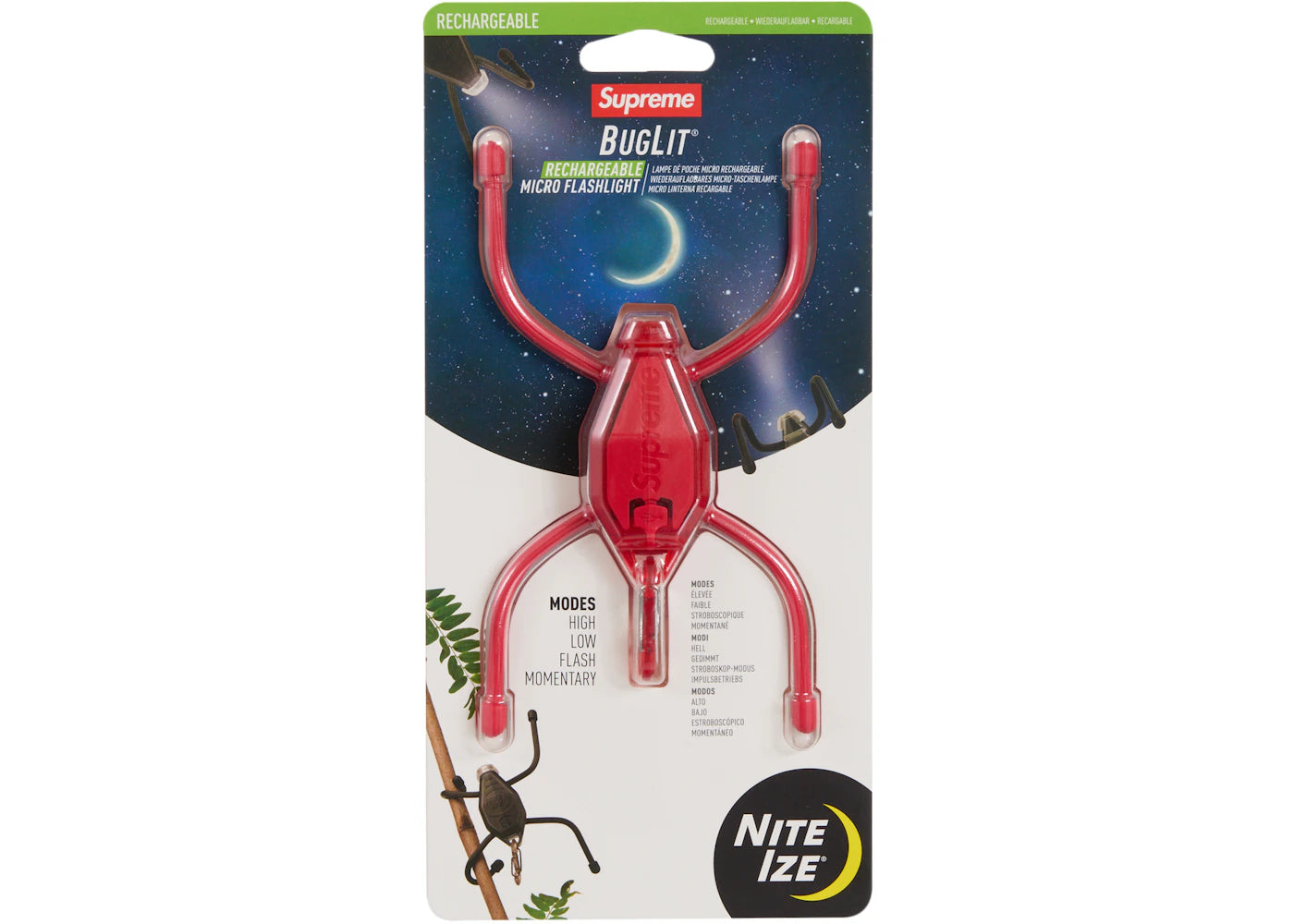 Supreme Nite Ize Buglit Red