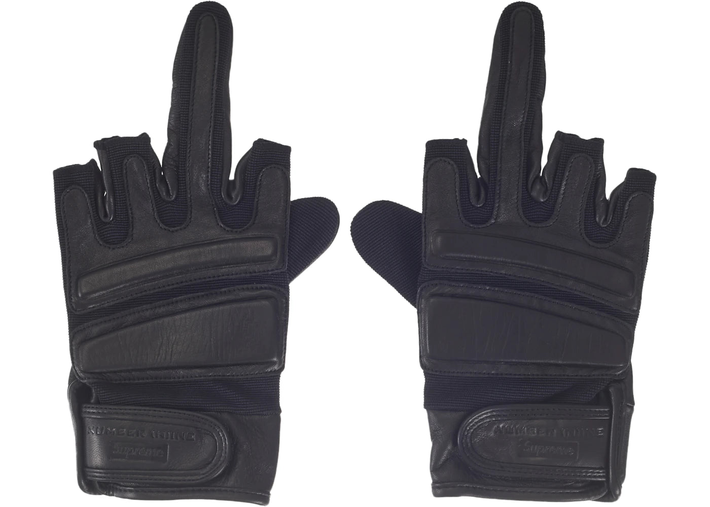 Supreme Number (N)ine Leather Gloves Black