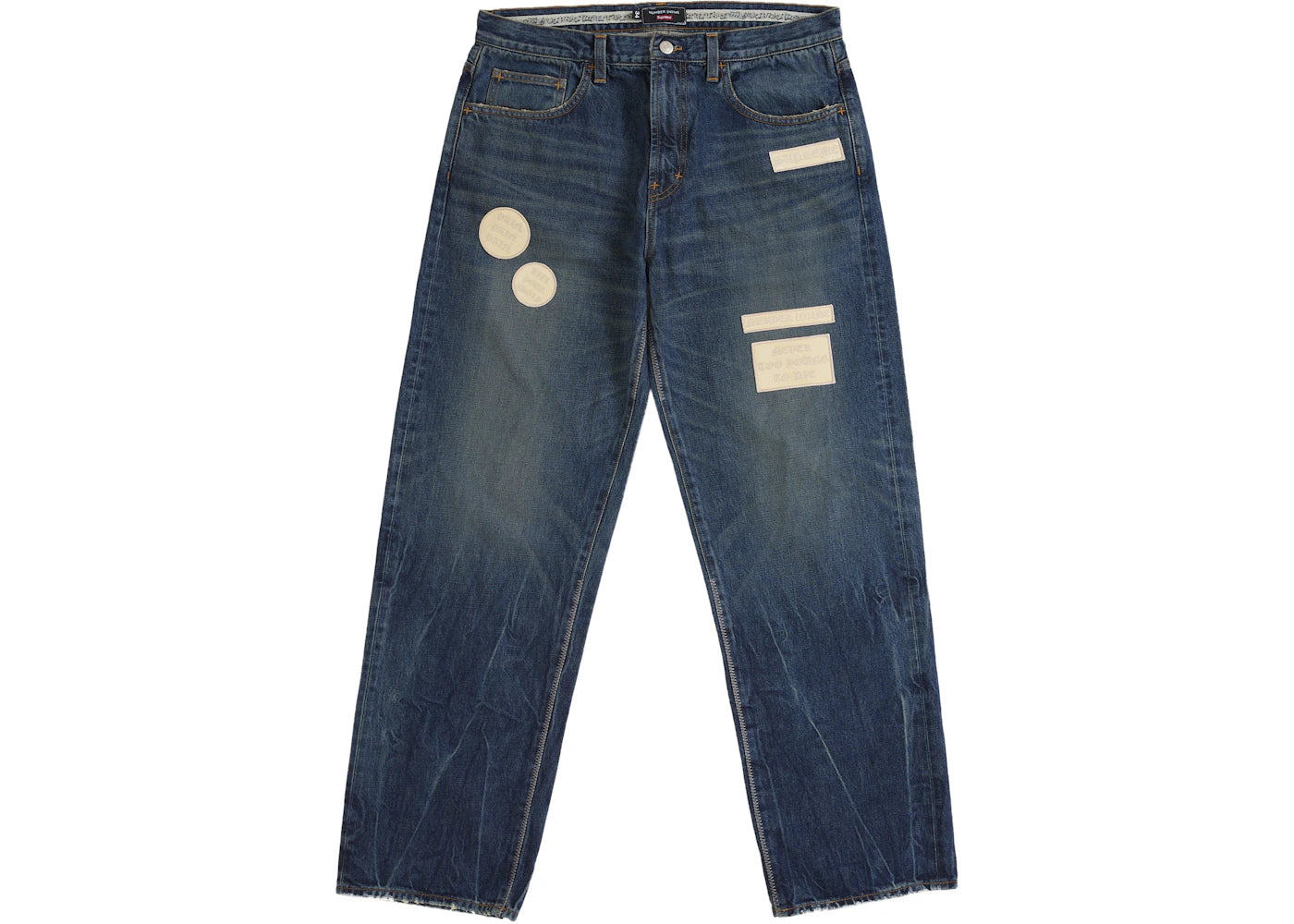 Supreme Number (N)ine Patches Loose Fit Jean Dark Indigo