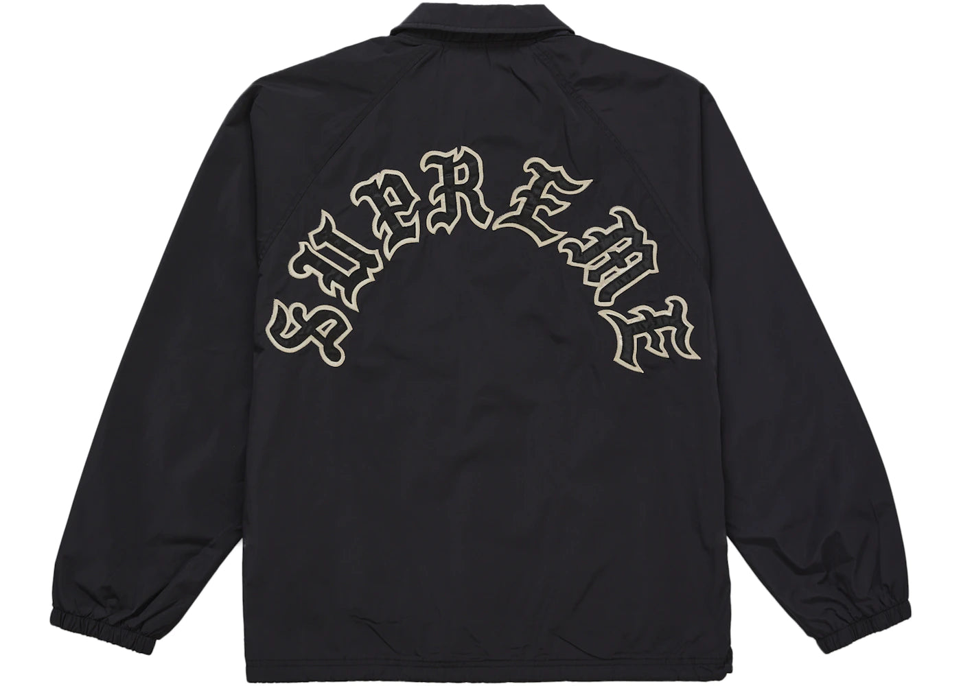 Supreme Old English Arc Coaches Jacket Black