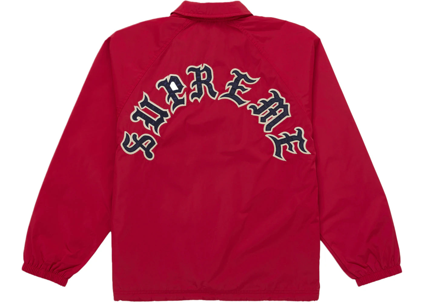 Supreme Old English Arc Coaches Jacket Red