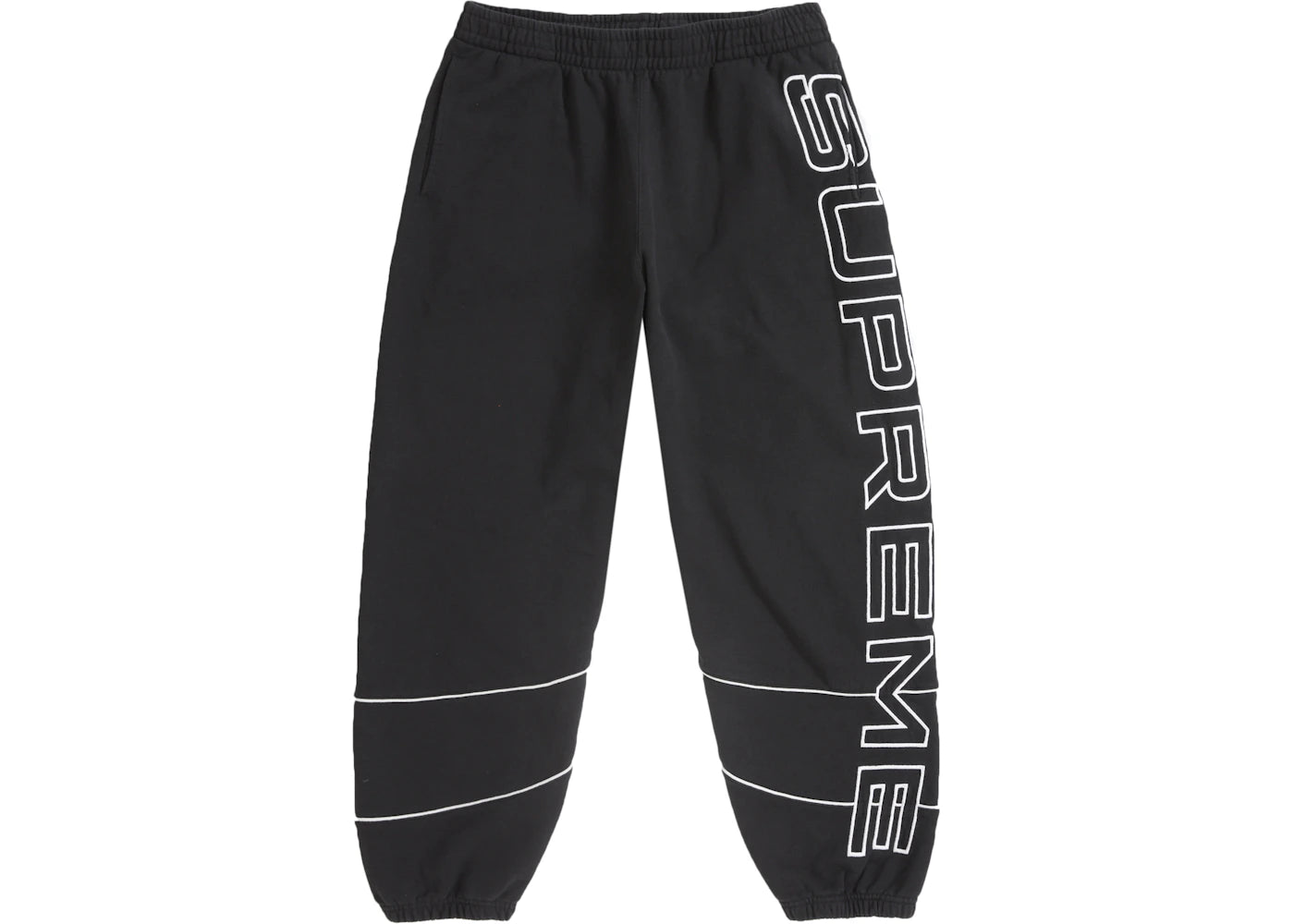 Supreme Paneled Sweatpant Black