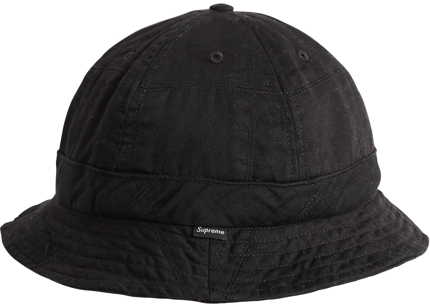 Supreme Patchwork Bell Hat Black