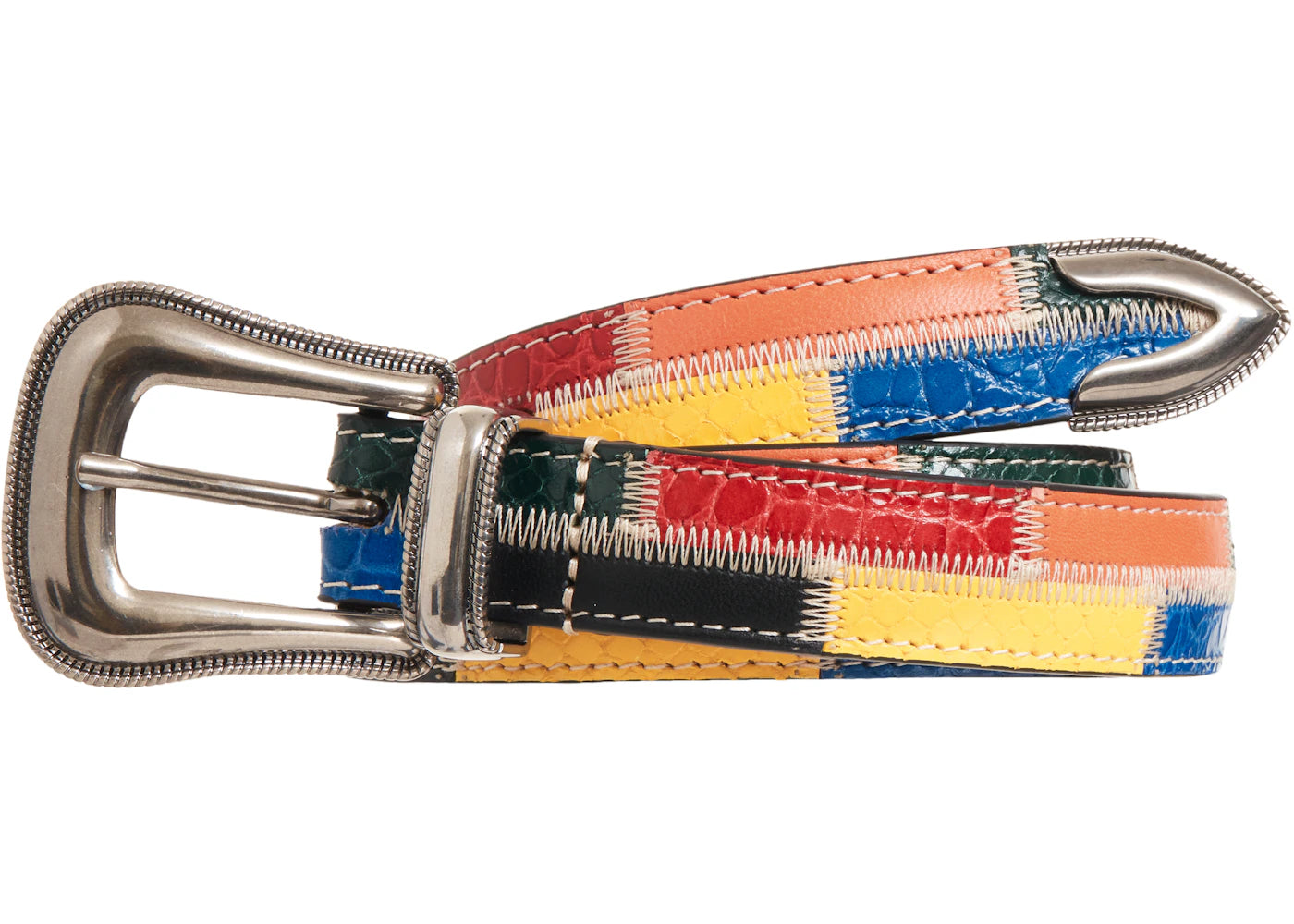 Supreme Patchwork Ranger Belt Multicolor