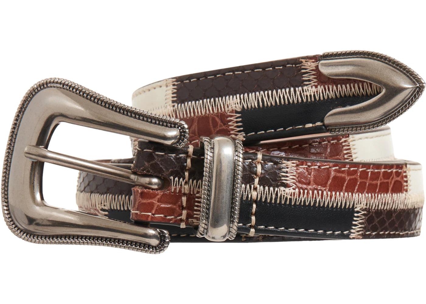 Supreme Patchwork Ranger Belt Natural