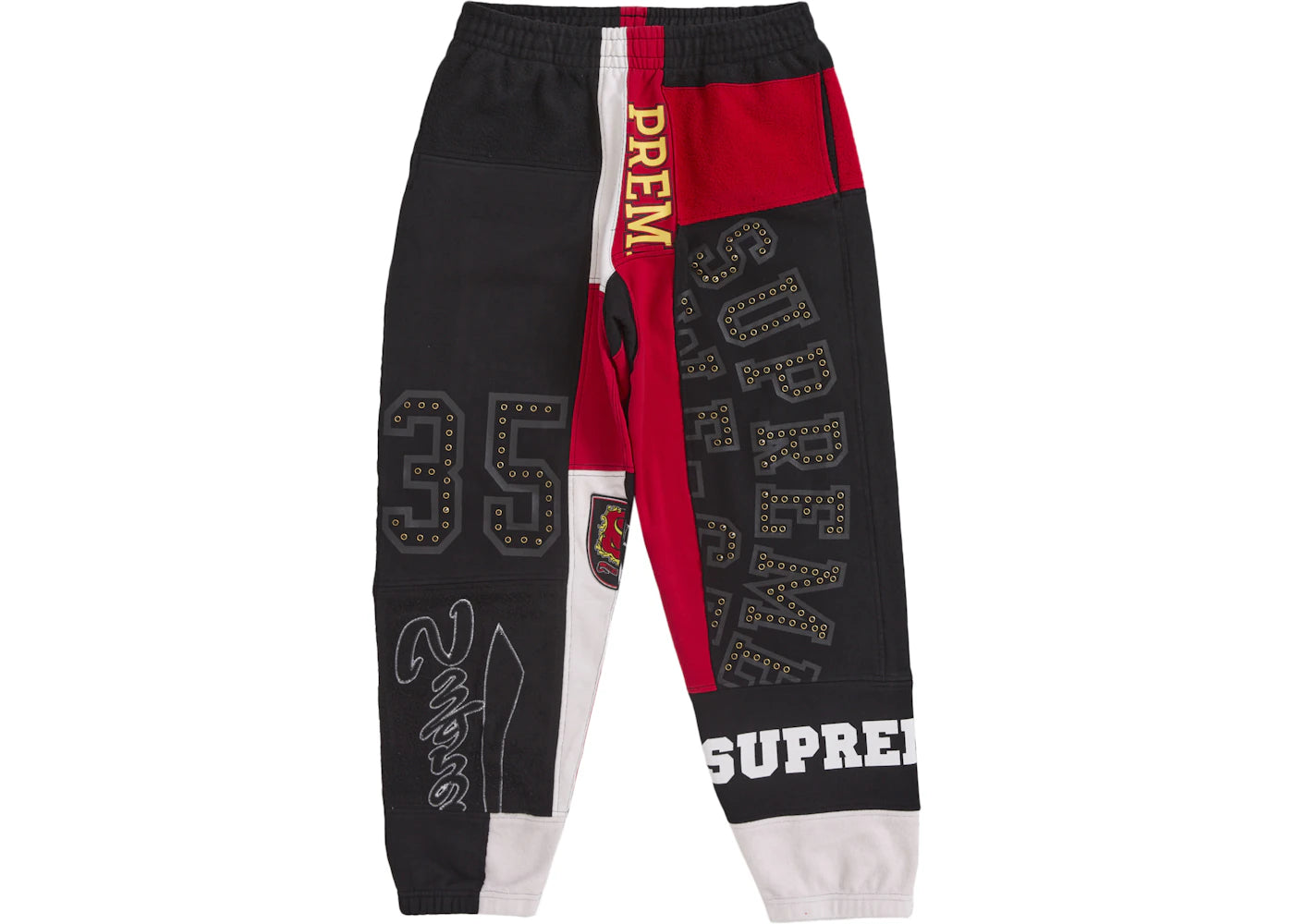 Supreme Patchwork Sweatpant (SS25) Black