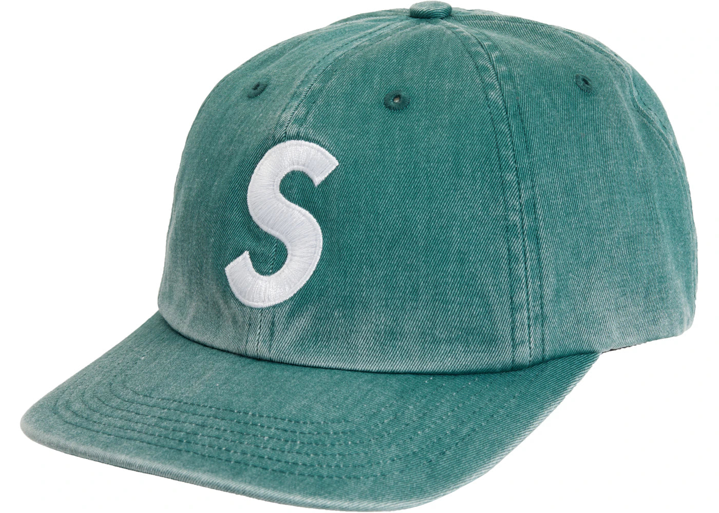 Supreme Pigment Print S Logo 6-Panel Dark Teal
