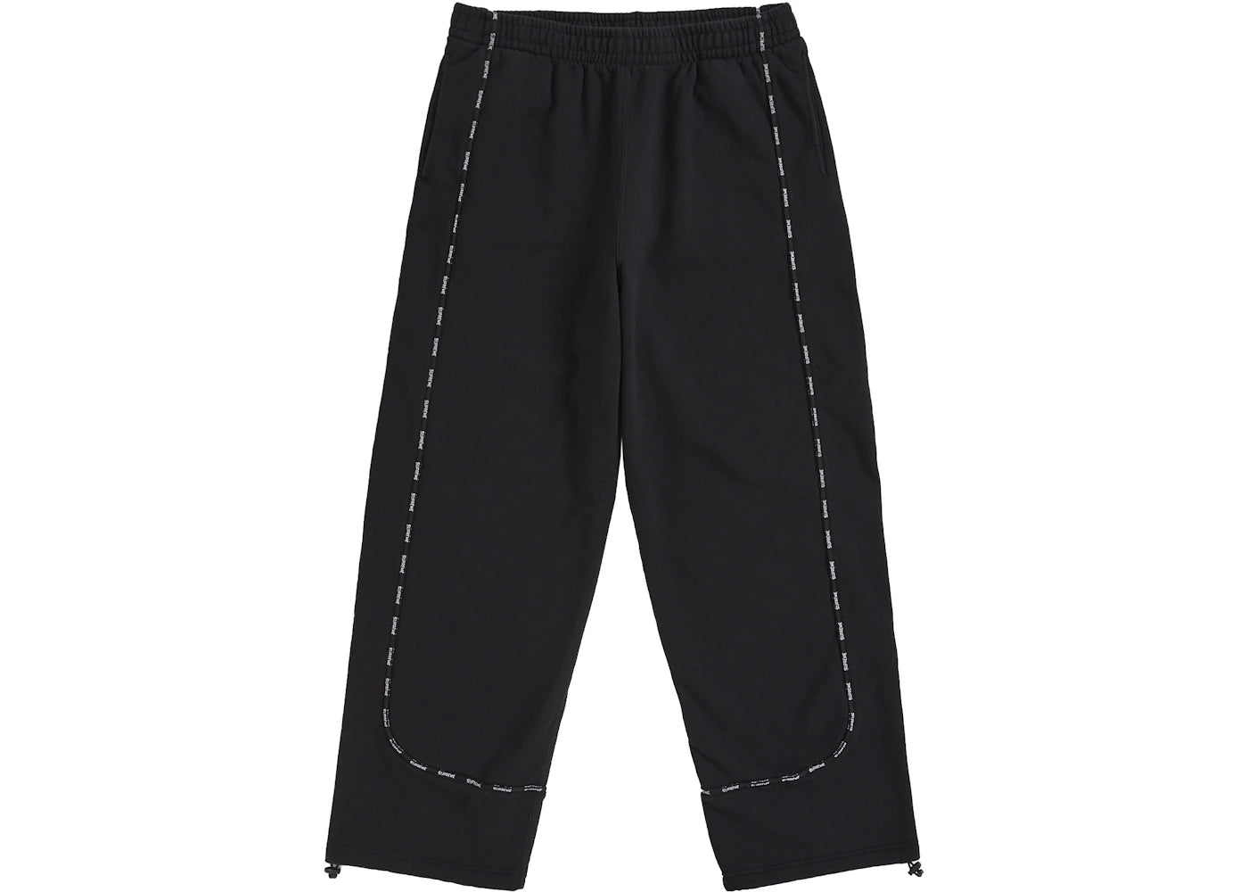 Supreme Piping Sweatpant (FW25) Black