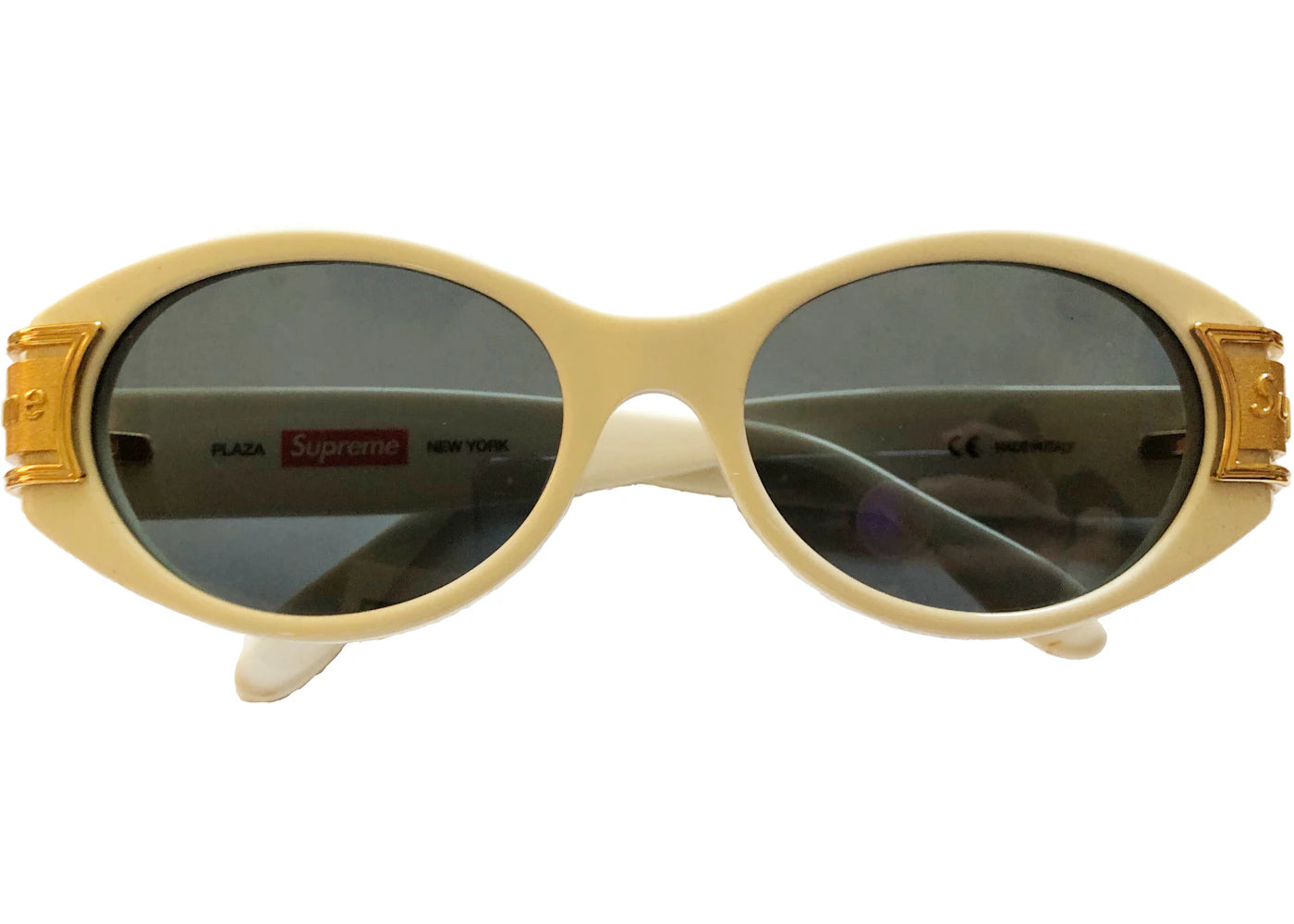 Supreme Plaza Sunglasses White