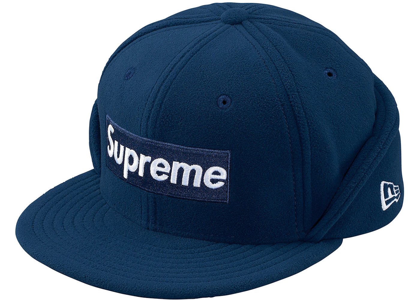 Supreme Polartec Ear Flap New Era Navy