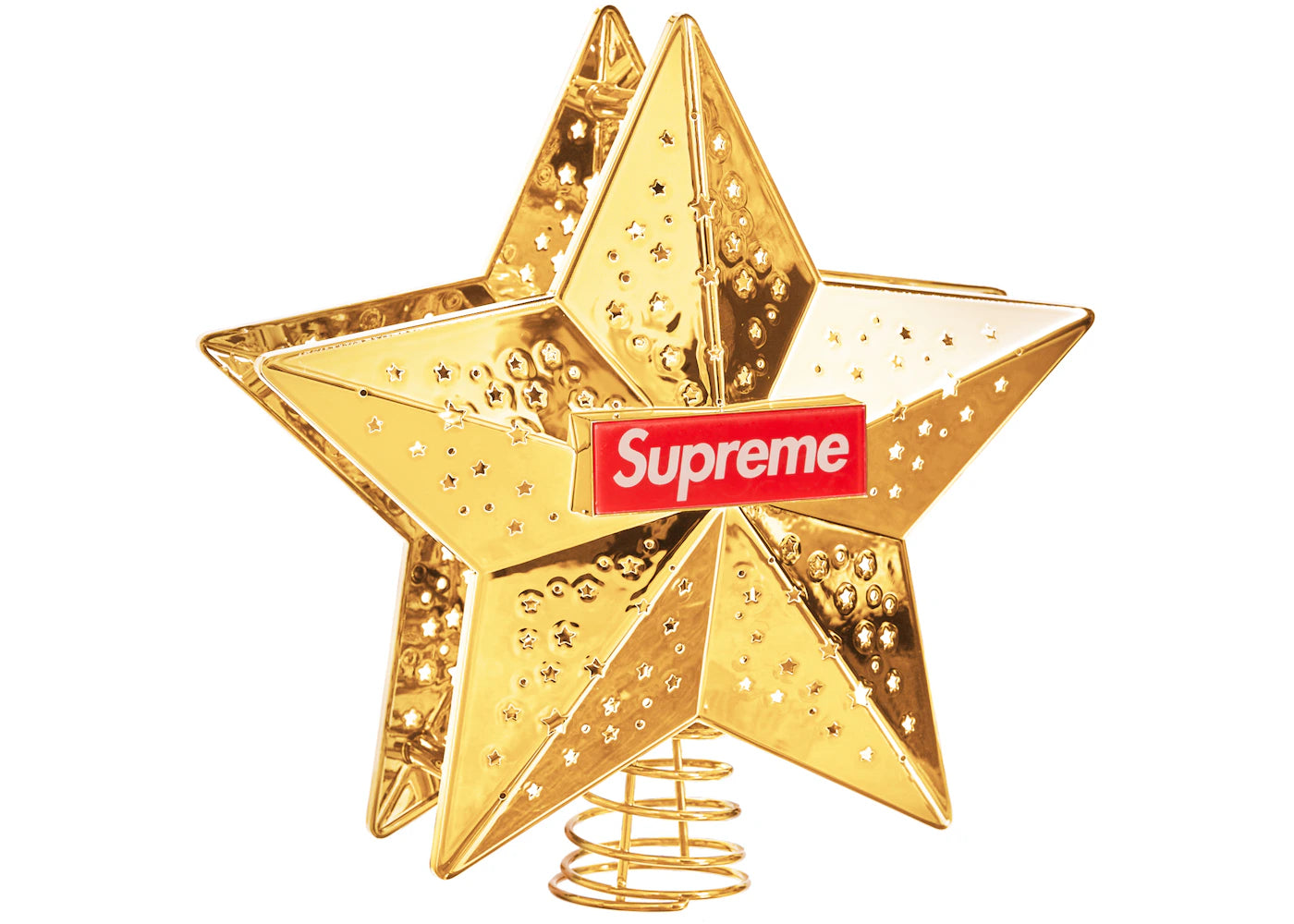 Supreme Projecting Star Tree Topper (EU Plug) Gold