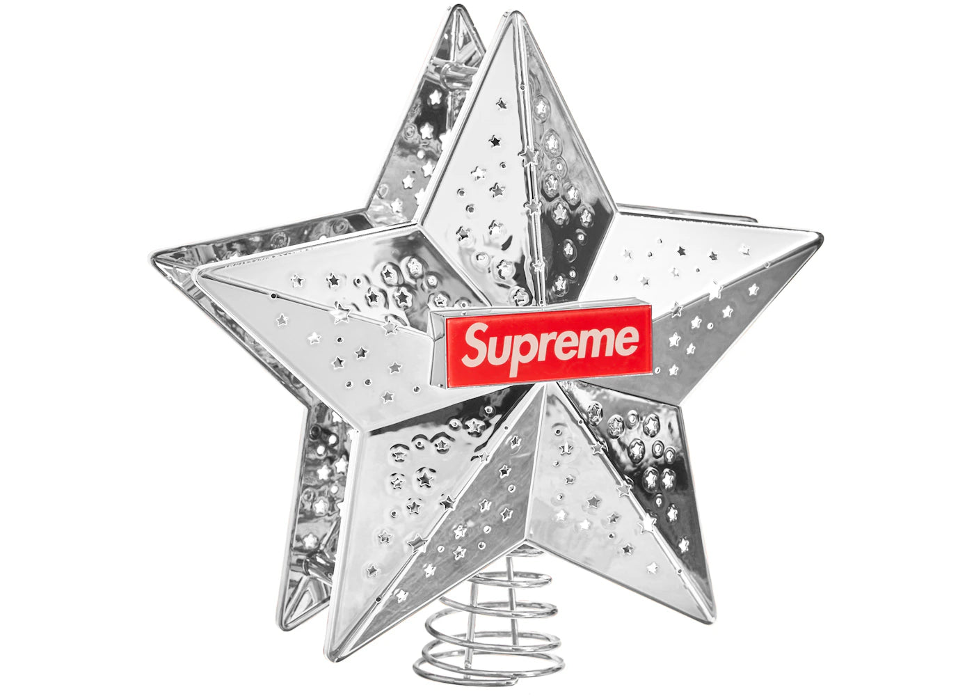 Supreme Projecting Star Tree Topper (US Plug) Silver