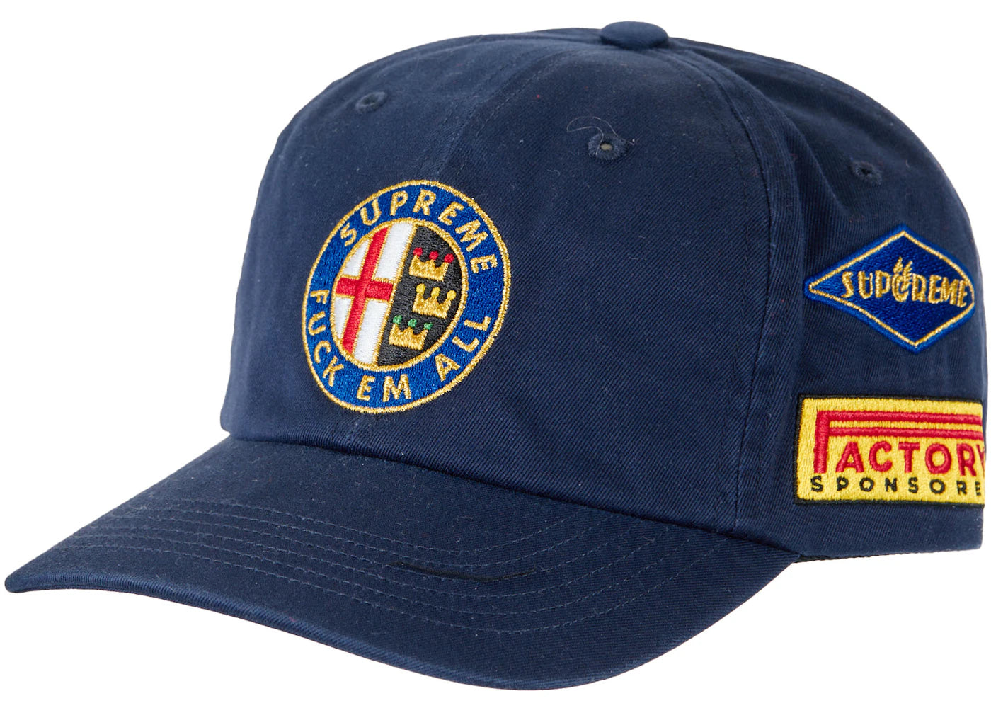 Supreme Racing 6-Panel Navy