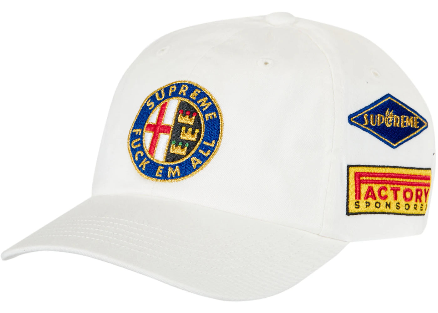 Supreme Racing 6-Panel White