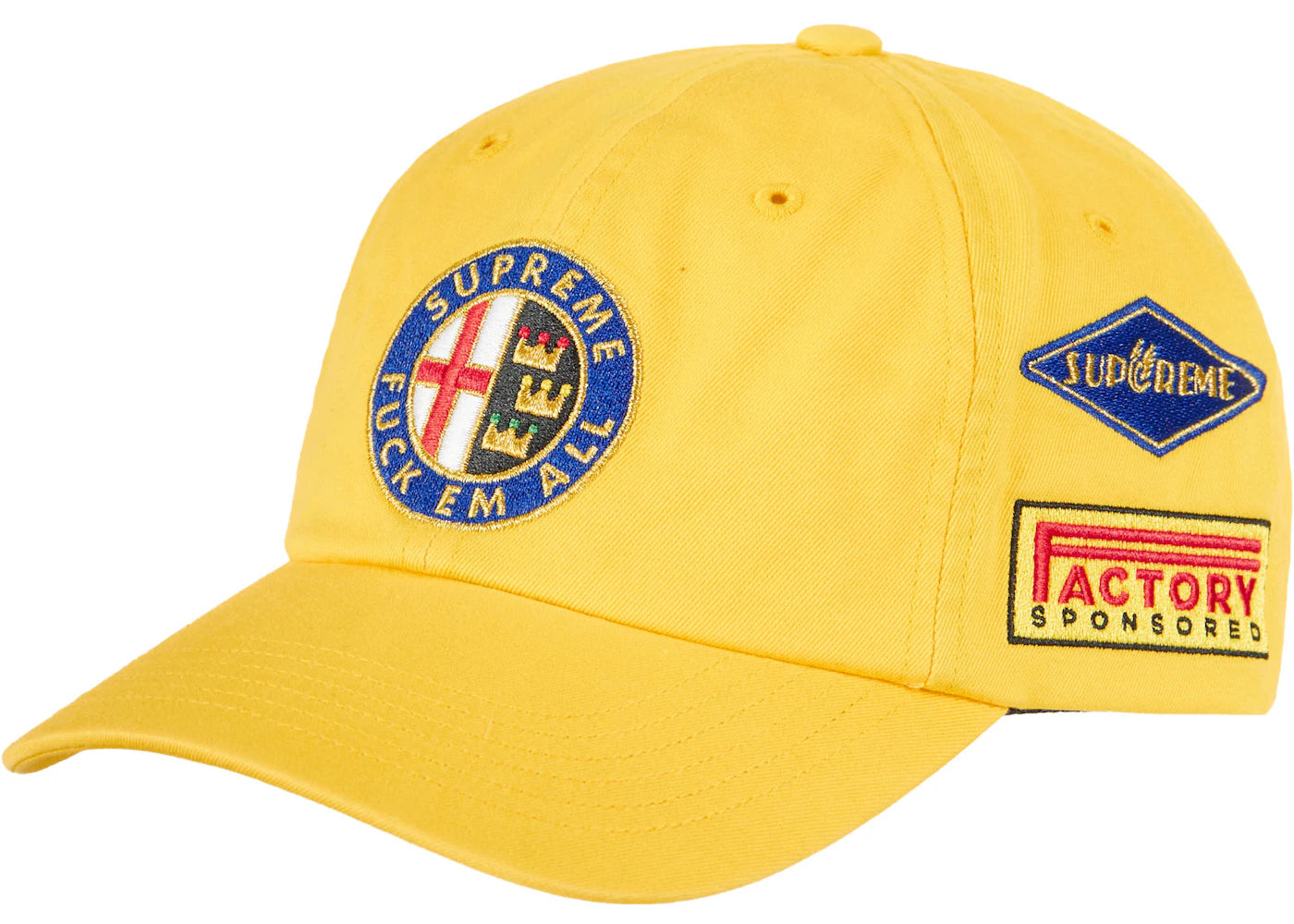 Supreme Racing 6-Panel Yellow