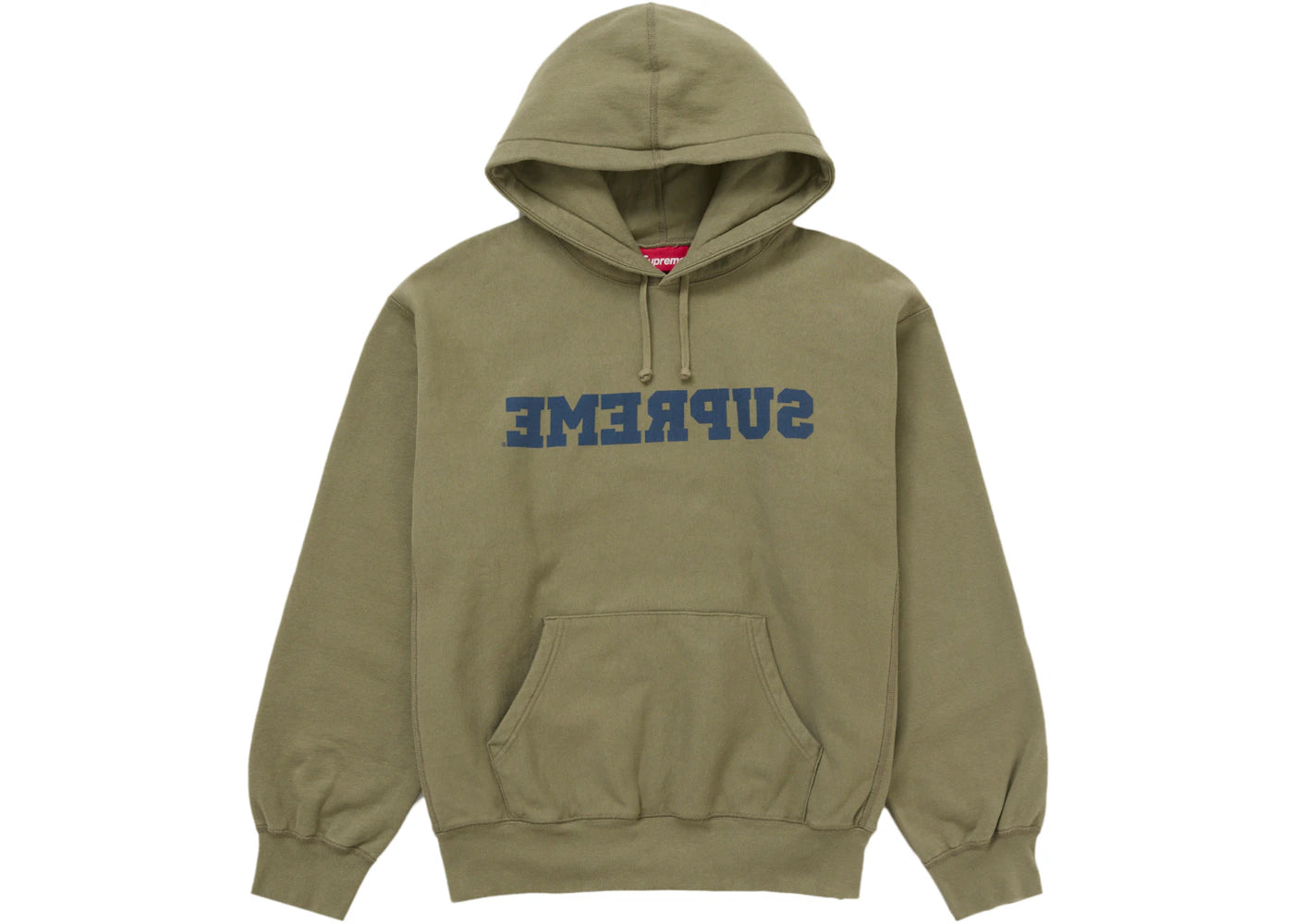 Supreme Reverse Hooded Sweatshirt (SS25) Dusty Olive
