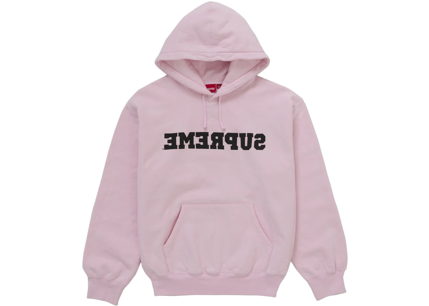 Supreme Reverse Hooded Sweatshirt (SS25) Pink