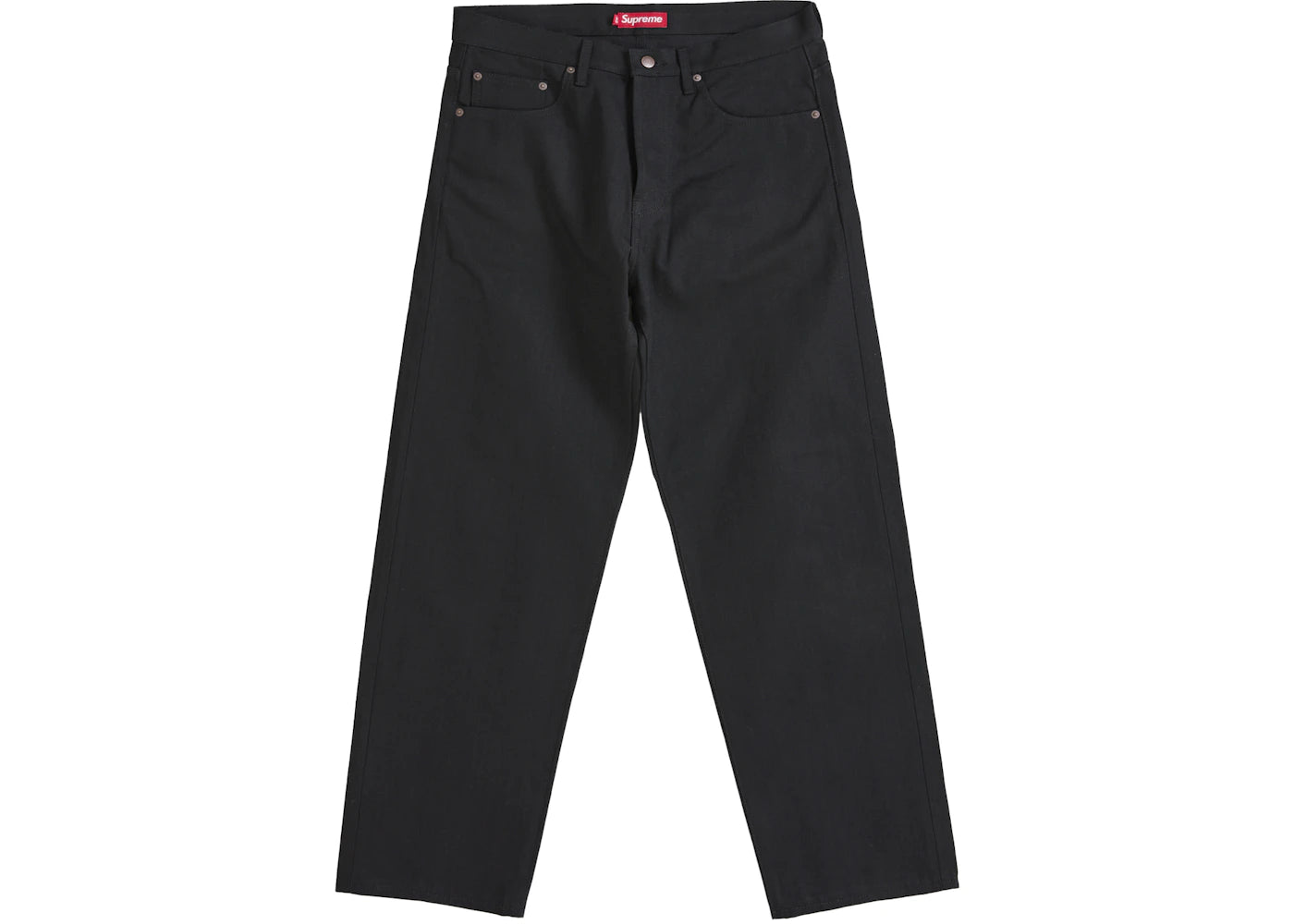Supreme Rigid Loose Fit Selvedge Jean Rigid Black
