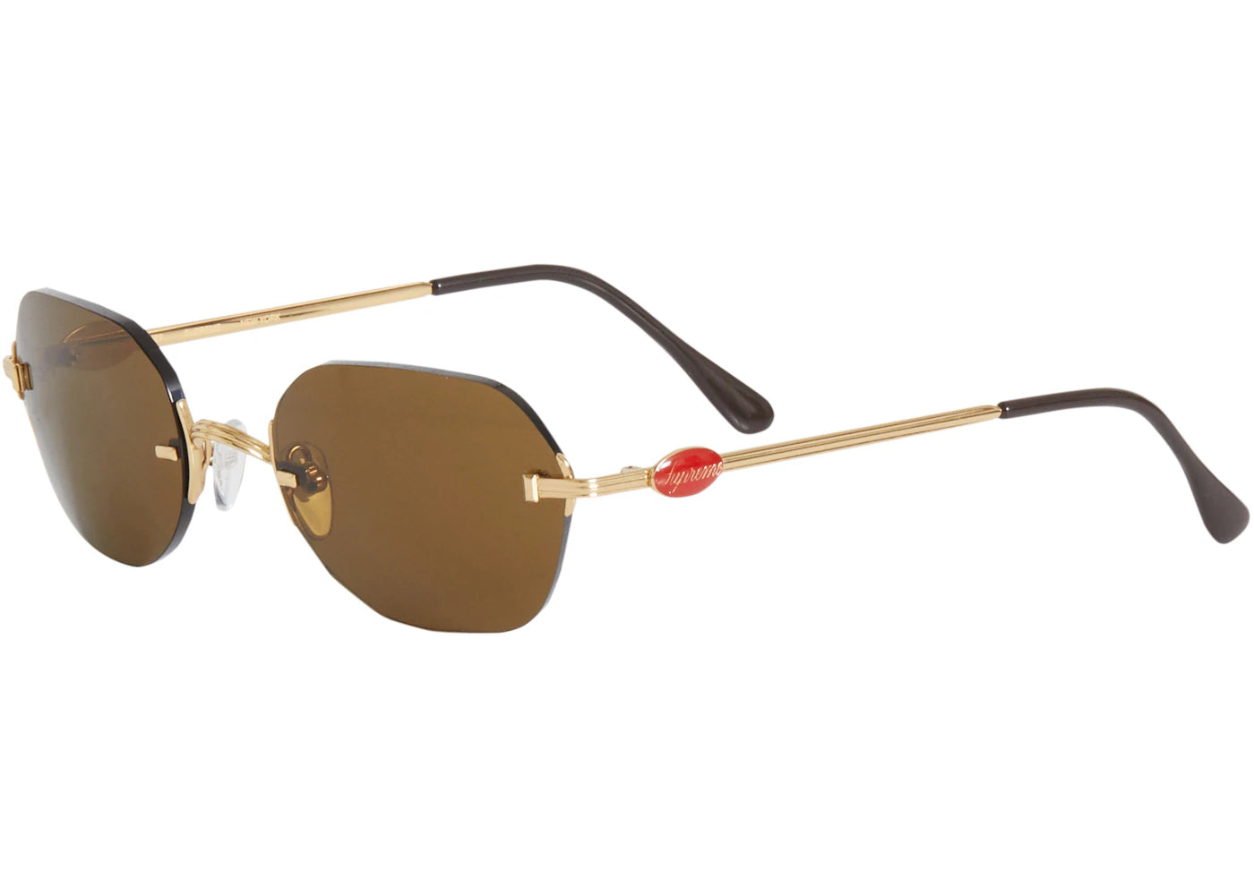 Supreme River Sunglasses Brown