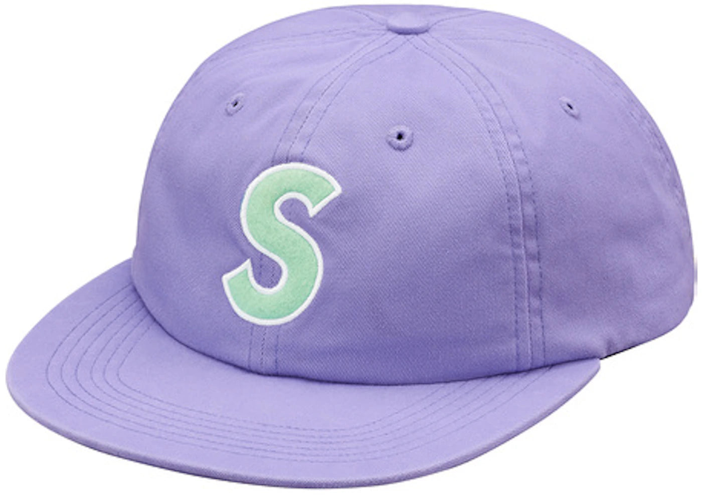 Supreme S Logo Felt 6-Panel Light Purple