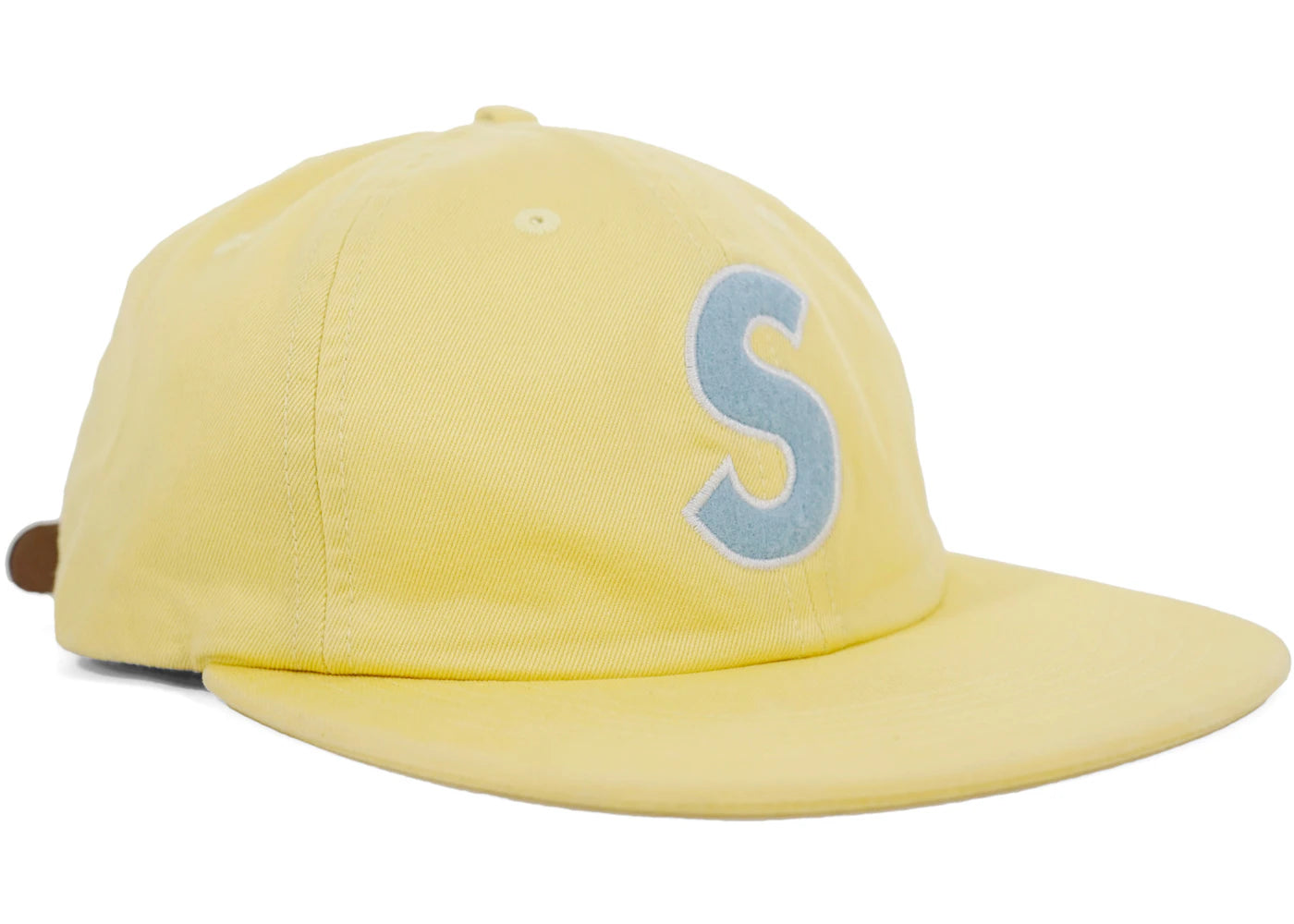 Supreme S Logo Felt 6-Panel Light Yellow