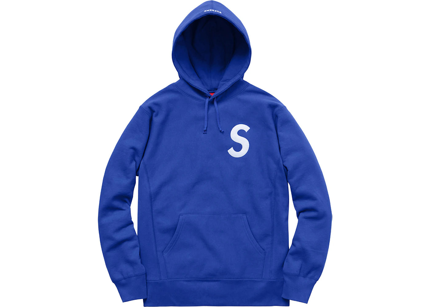 Supreme S Logo Hooded Sweatshirt Blue